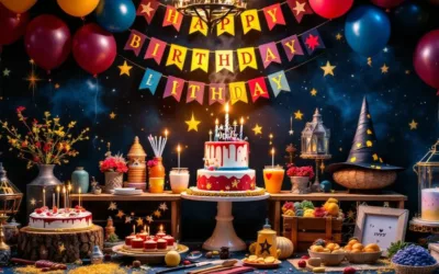 Organiser un Anniversaire Magique avec le Thème Harry Potter