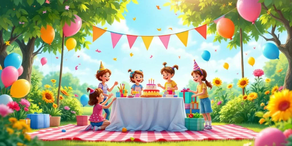 Quels sont les meilleurs thèmes d’anniversaires pour enfants en extérieur?