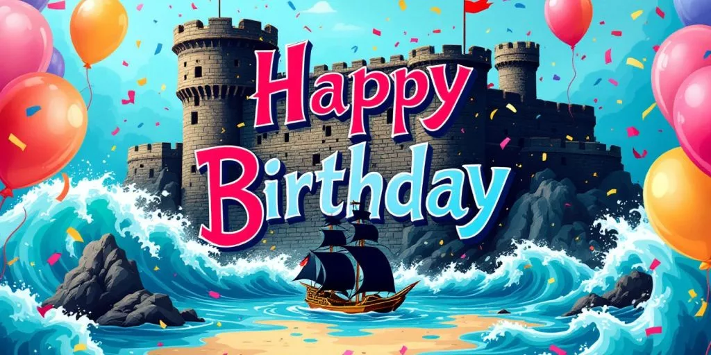 Créez une carte anniversaire Fort Boyard unique pour une fête inoubliable