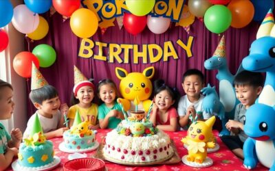 Célébrez un anniversaire Pokémon inoubliable avec des jeux et des activités uniques