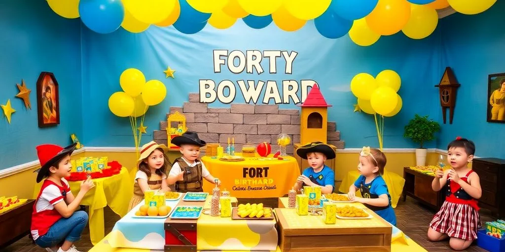 Comment organiser une décoration Fort Boyard anniversaire inoubliable pour vos enfants