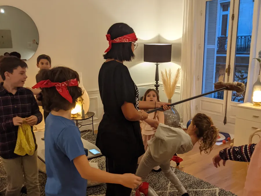 Des enfants pendant une animation Fureur Kidays